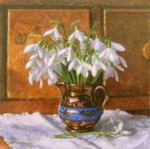 Snowdrops in a Lustre Jug